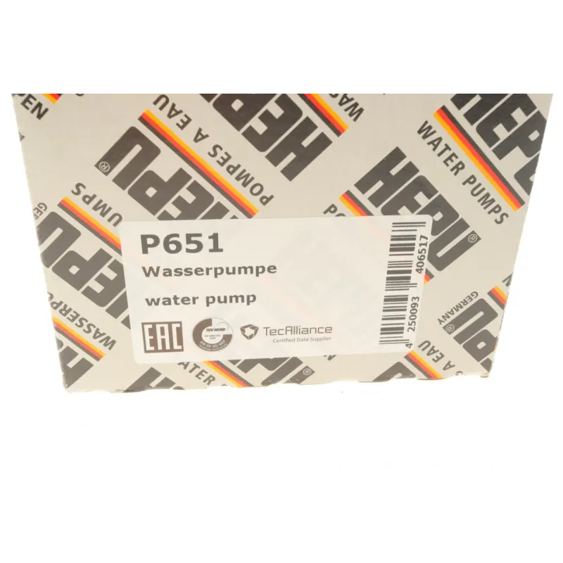 Помпа води HEPU P651 для Audi A1, VW Golf 1.4TSI 2009-, D=55mm