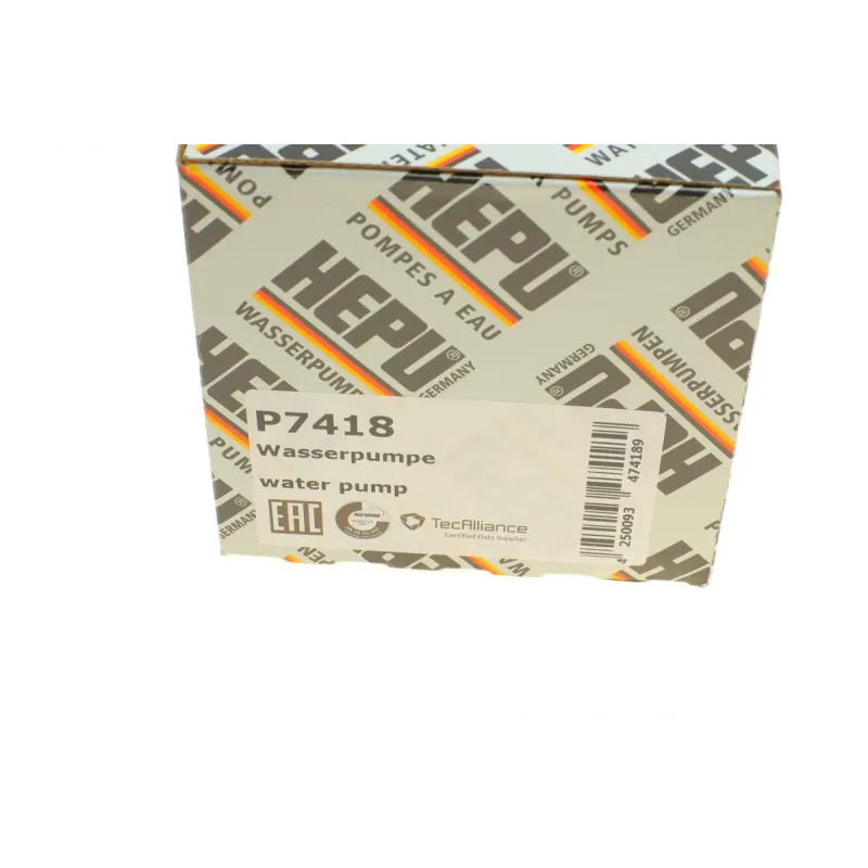 Насос водяний HEPU P7418 для Nissan Primera P12 2002-, X-Trail T30 2001-, Renault Koleos 2008-