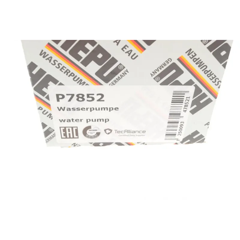 Помпа води HEPU P7852 для Hyundai i20, i30, Kia Ceed 1.2/1.4 2011-