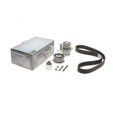 Комплект ГРМ з помпою HEPU PK05510 для VW Golf IV/Passat 1.9TDI 2000-2005, Seat Leon 1.9TDI 2000-2006, 120x30 мм