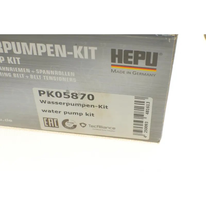 Комплект ГРМ з помпою HEPU PK05870 для Volkswagen Golf V/Passat, Skoda Octavia 2.0 FSI 2004-2013