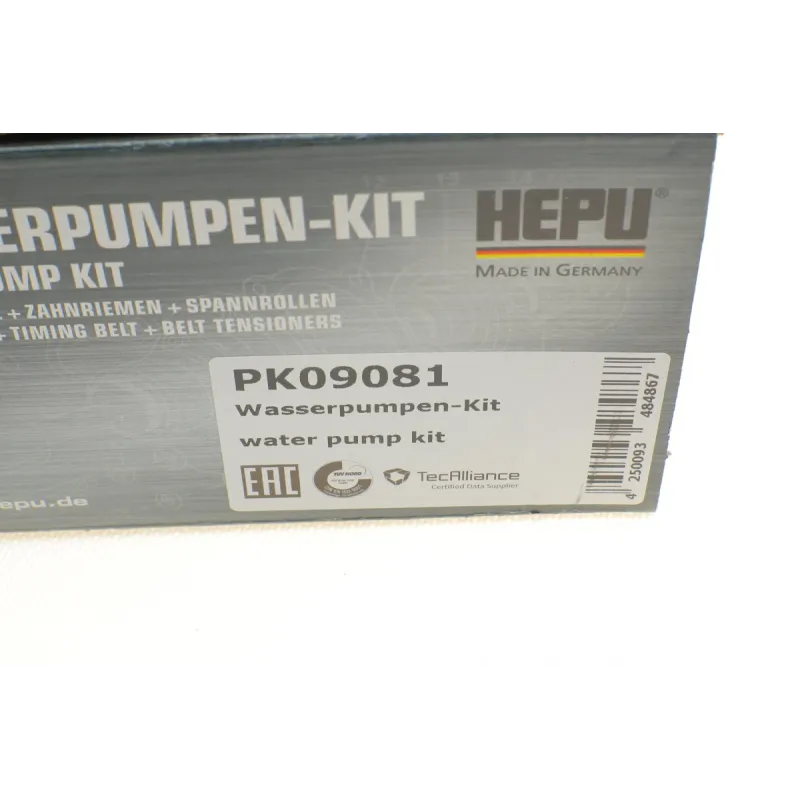Комплект ГРМ з помпою HEPU PK09081 для Citroen C1/C3/Peugeot 208/301 1.2 VTi