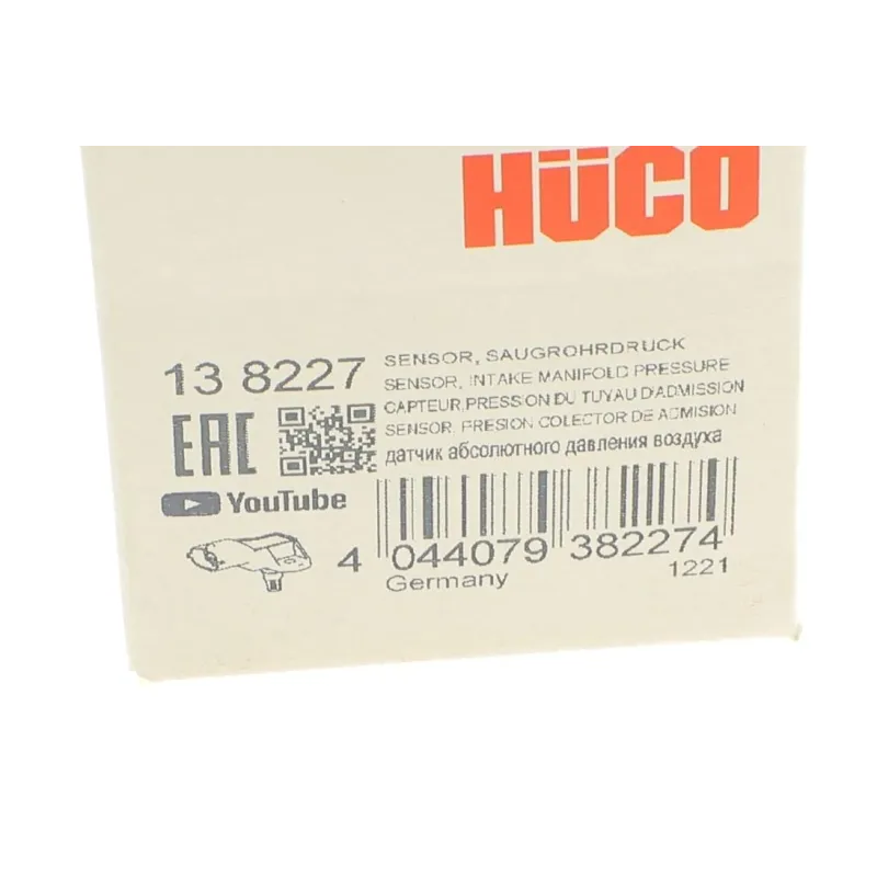 Датчик тиску наддува Fiat Doblo 1.4 05- (HÜCO)
