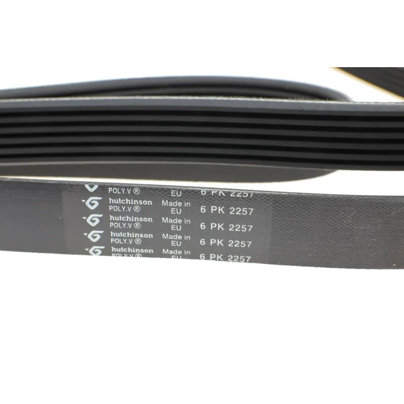 Ремінь генератора HUTCHINSON 6PK2257 для Mercedes-Benz Sprinter, Jeep Commander, SsangYong Kyron 2257 мм