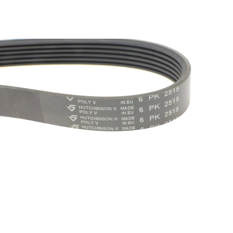 Ремінь генератора HUTCHINSON 6PK2515 для Land Rover Range Rover III 4.4 TD V8 2010-2012, 2515 мм