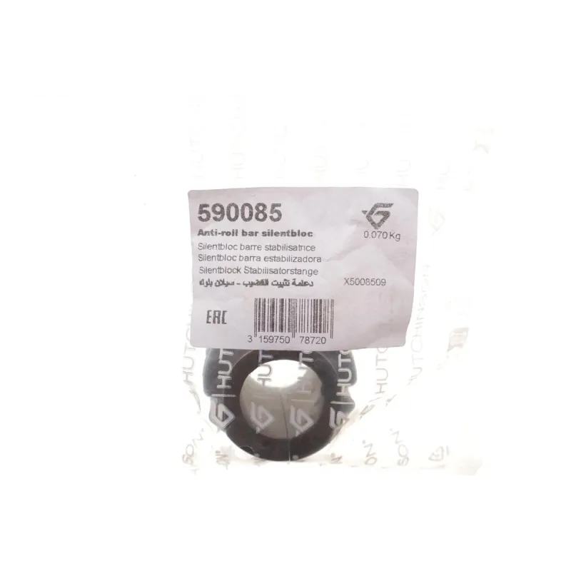 Втулка стабілізатора переднього HUTCHINSON 590085 для Audi A6 C5, VW Passat B5 (d=27mm)