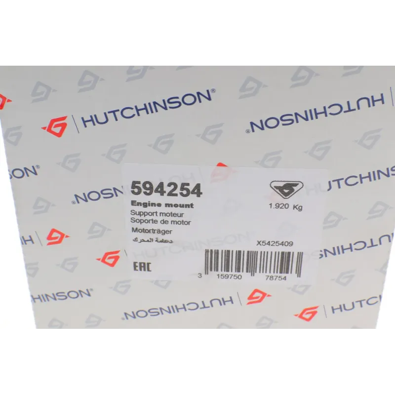Подушка двигуна права HUTCHINSON 594254 для Skoda Fabia, VW Polo 1.9/2.0 TDI 1999-2009