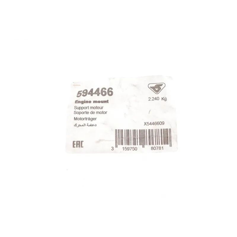 Подушка двигуна права HUTCHINSON 594466 для Fiat Ducato, Citroen Jumper, Peugeot Boxer 2.2 D/HDI 2006-