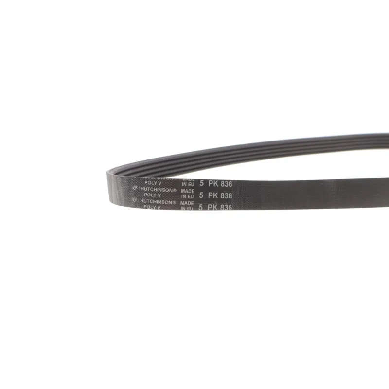 Ремінь генератора HUTCHINSON 836 K 5 для BMW 3 (E46) 320 d 1998-2001, 5 (E39) 520 d 2000-2003, 5PK836