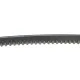 Ремінь генератора HUTCHINSON AV 13 La 875 для Mazda 323 1.7D 1986-1989, 13x875 мм