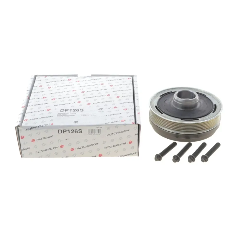 Шків колінвалу HUTCHINSON DP126S для BMW X1 (F48) / X2 (F39) 2014-, MINI (F55/F56/F54) 2013-