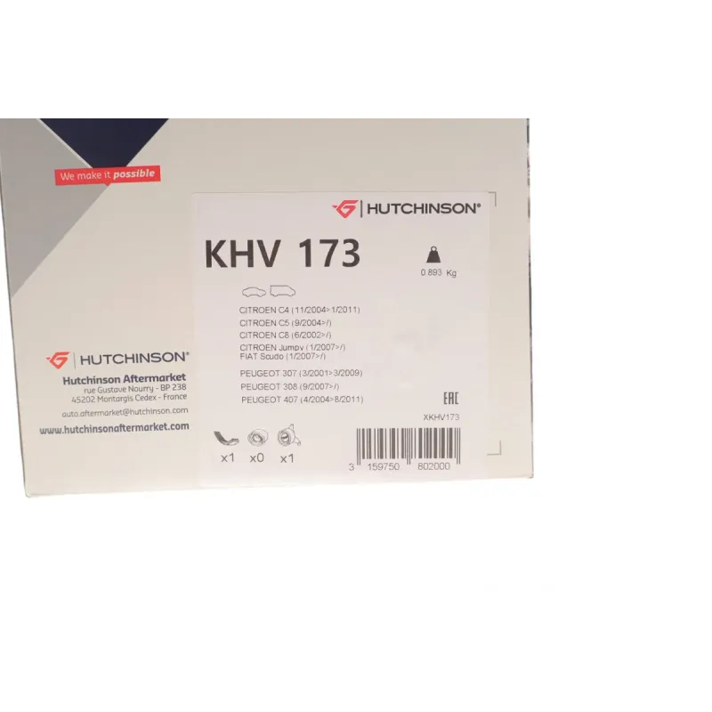 Комплект ременя генератора Citroen Jumpy/Fiat Scudo/Peugeot Expert 2.0HDi 04- (6PK1220)