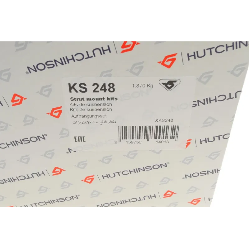 Подушка амортизатора переднього з підшипником HUTCHINSON KS 248 для Fiat Ducato, Citroen Jumper