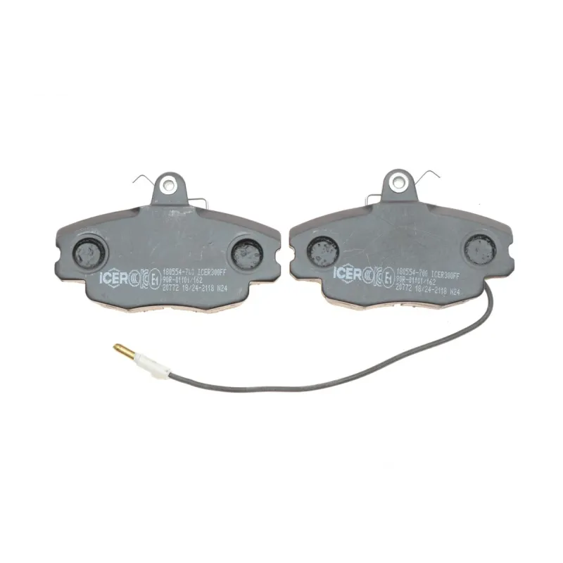 Колодки гальмівні (передні) Renault Clio 90-98/11/19/21 84-96/Peugeot 205/309 85-98 (+датчики)
