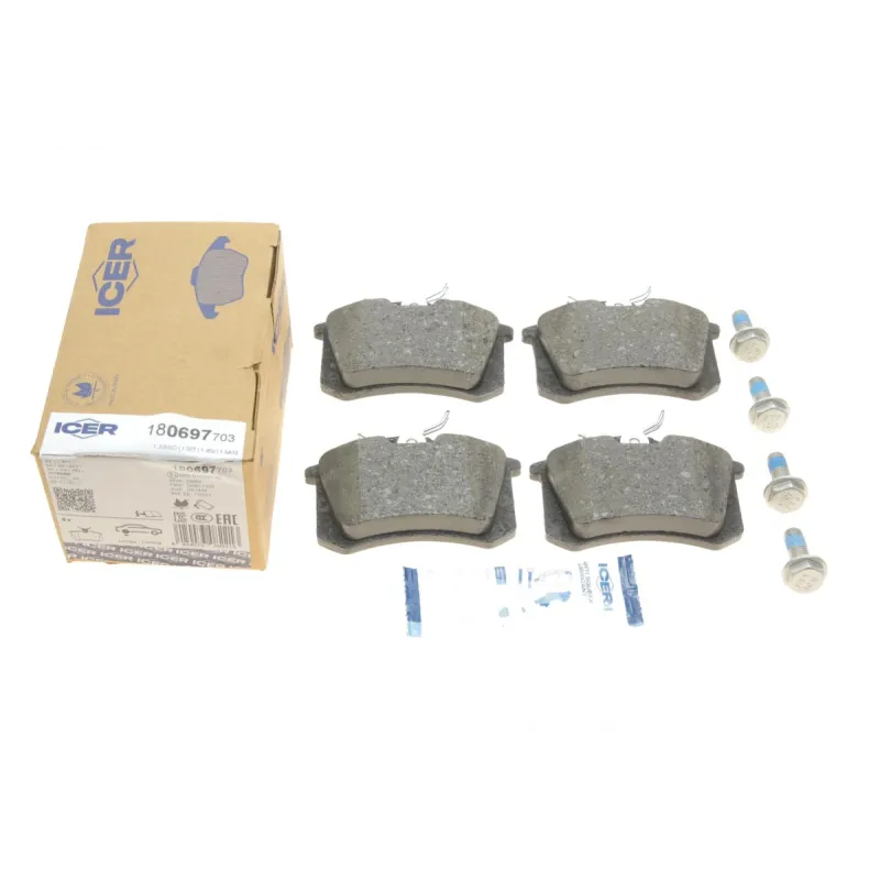Колодки гальмівні (задні) Audi/Seat/Skoda Fabia/Octavia/VW Caddy/Passat 96-/Citroen/Peugeot 00-