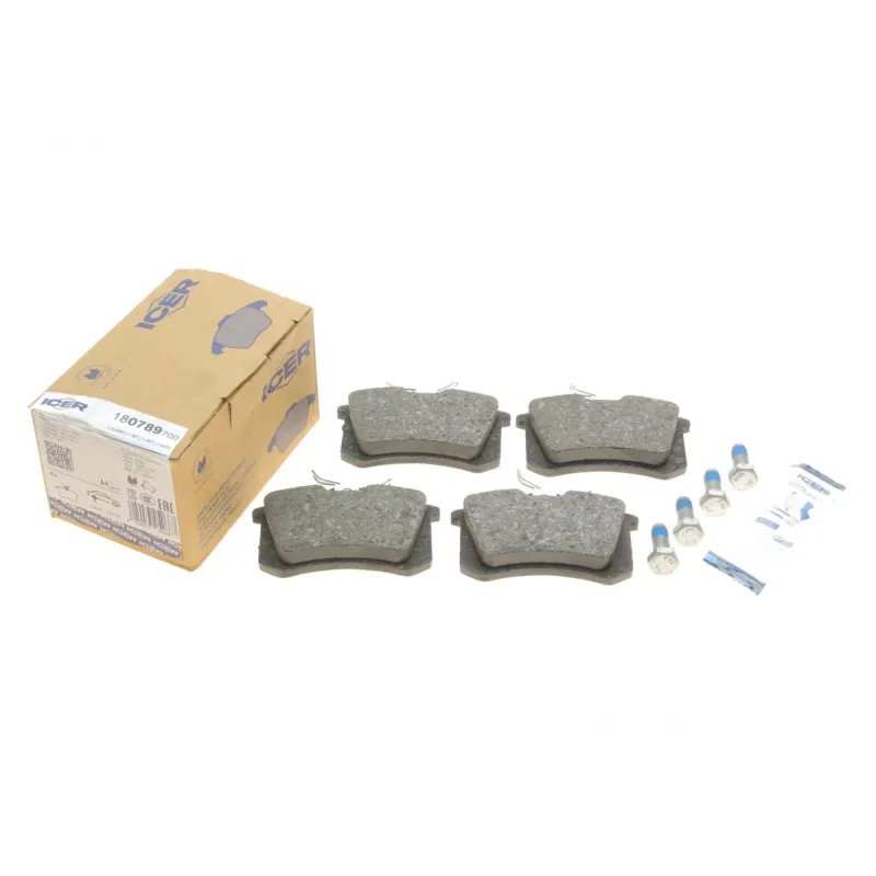 Колодки гальмівні задні ICER 180789-700 для Audi A4 B6/B7, Skoda Superb, Renault Clio, VW Golf/Passat