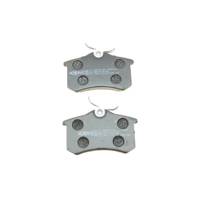 Колодки гальмівні задні ICER 180789-700 для Audi A4 B6/B7, Skoda Superb, Renault Clio, VW Golf/Passat