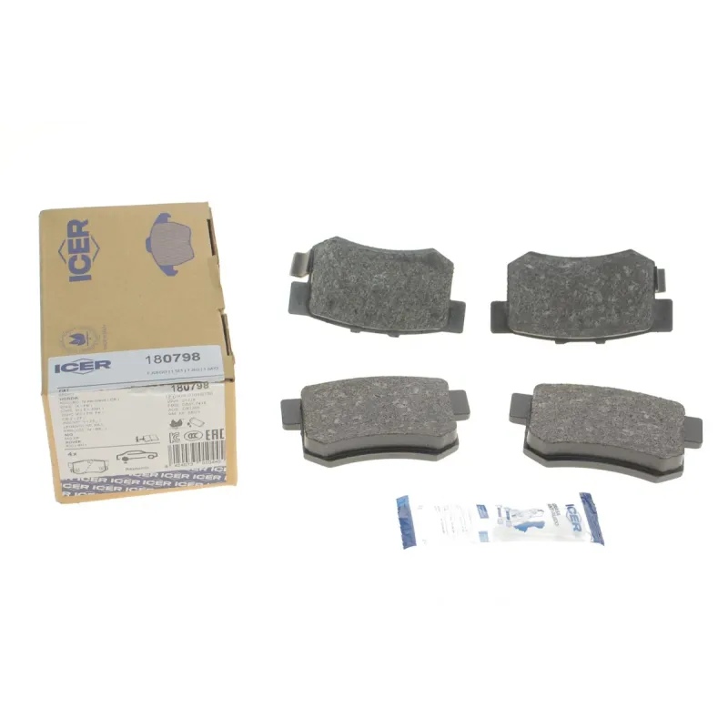 Колодки гальмівні (задні) Suzuki SX4/Swift 06-/Honda Accord 91-93/Civic 95-/Fiat Sedici 06-14