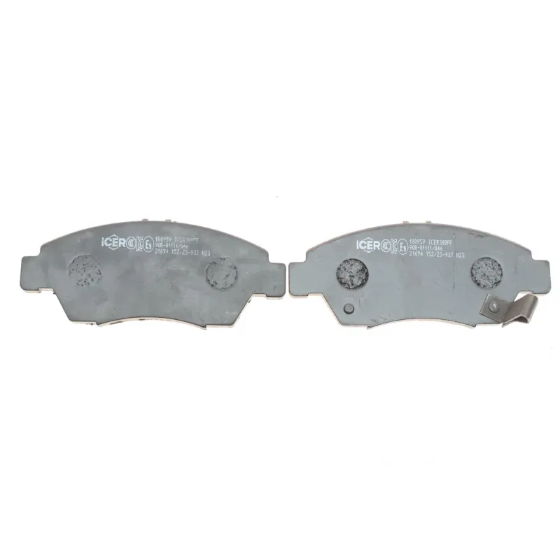 Колодки гальмівні передні ICER 180959 для Honda Civic V/VI/VII, CRX III, Jazz 136.3x57.8 мм