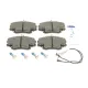 Колодки гальмівні передні ICER 180993-700 для Renault Megane, Clio, Dacia Sandero, Logan (+датчики)