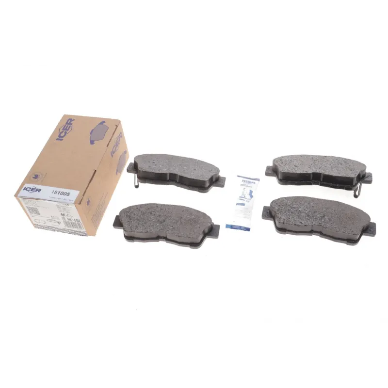 Колодки гальмівні передні ICER 181005 для Toyota Camry, Corolla, Rav4 1990-2002, 133x53x18.3 мм