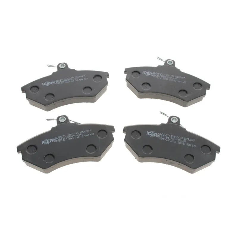 Колодки гальмівні передні ICER 181012-700 для Seat Cordoba/Ibiza, VW Golf/Passat, 69.6 мм