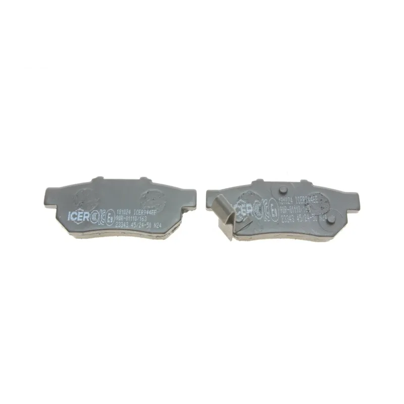 Колодки гальмівні (задні) Honda Civic V/VI 91-00/CRX III 92-98/Jazz III/IV 02-/City V 08-