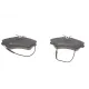 Колодки гальмівні (передні) Citroen Berlingo 96-11/Xsara/Peugeot 306 93-05/Partner 96-15 (+датчики)