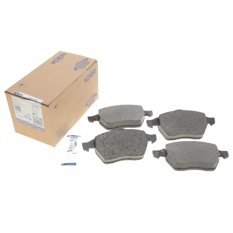 Колодки гальмівні передні ICER 181138 для Audi A4 B5 1994-2001, VW Passat B5 1996-2000