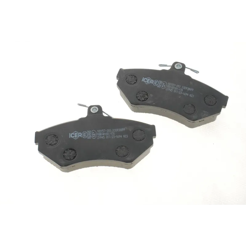 Колодки гальмівні передні ICER 181157-203 для Audi A4 B5/B6/B7, VW Passat B5, Seat Exeo (LUCAS-TRW, 118.8x69.6x19.6 мм)