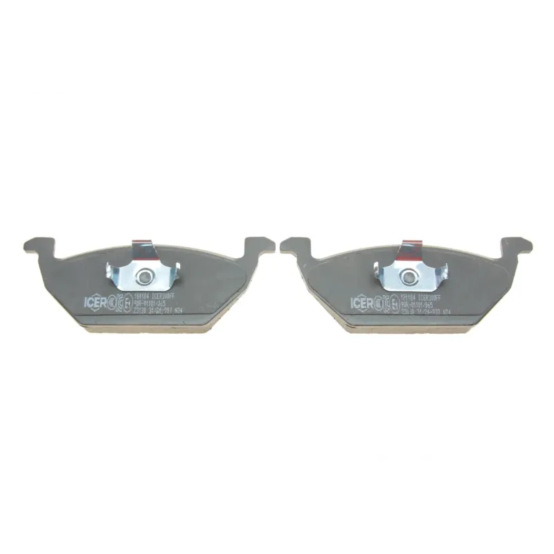 Колодки гальмівні передні ICER 181184 для Audi A3, VW Golf IV, Skoda Octavia 1996-2007, 146x54.7x19.6 мм