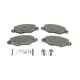 Колодки гальмівні передні ICER 181204-702 для Citroen Xsara 1997-2005, 130.8x47.2 мм