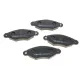 Колодки гальмівні передні ICER 181204-702 для Citroen Xsara 1997-2005, 130.8x47.2 мм