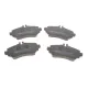 Колодки гальмівні передні ICER 181233-701 для Mercedes-Benz A-Class W168 1997-2004, 116.5x57.1 мм