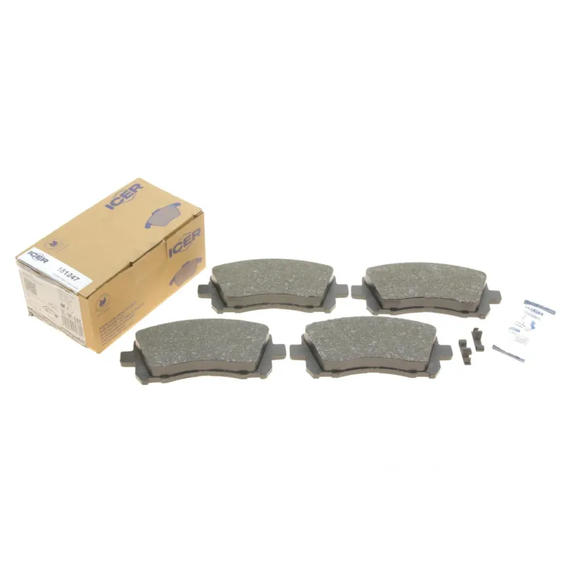 Колодки гальмівні передні ICER 181247 для Subaru Forester/Outback/Impreza, 137.8 мм