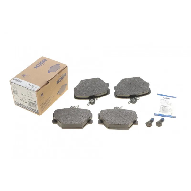 Колодки гальмівні передні ICER 181274-704 для Smart Cabrio/City Coupe/Roadster/Fortwo 0.6-1.0 1998-2013