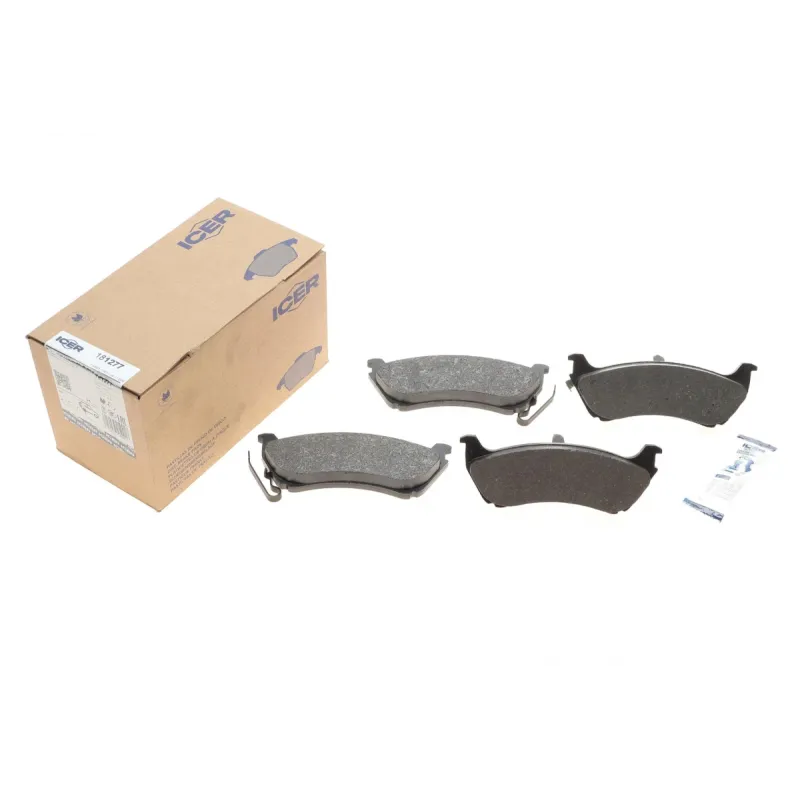 Колодки гальмівні задні ICER 181277 для Mercedes-Benz M-Class W163 1998-2005, 140.2x50 мм