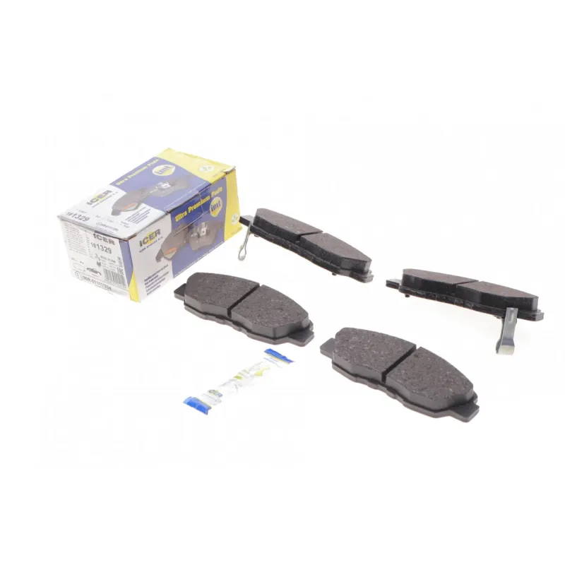 Колодки гальмівні передні ICER 181329 для Honda Civic V/VI/VIII/IX (94-01, 05-), 137.8x52.6x16.5 мм
