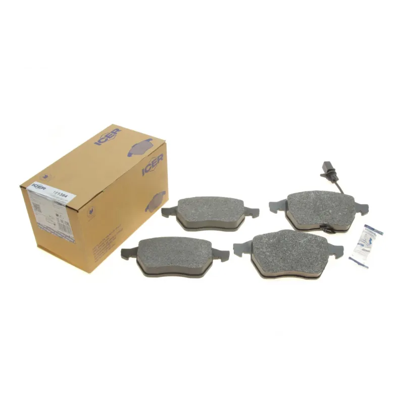 Колодки гальмівні передні ICER 181384 для Ford Galaxy, Seat Alhambra, VW Sharan (1995-2010), 156.3 мм