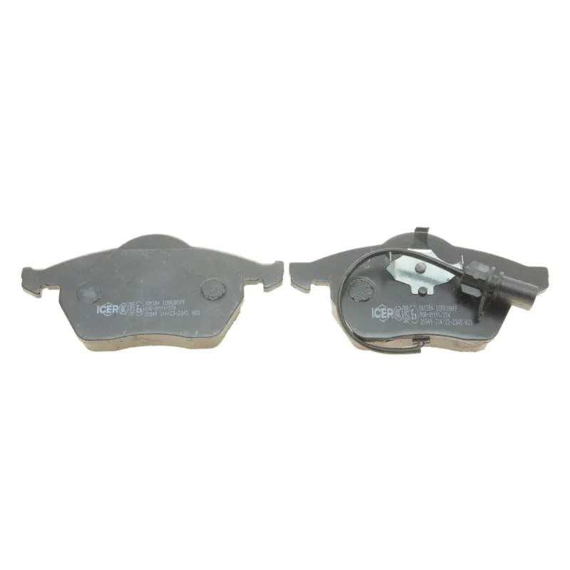 Колодки гальмівні передні ICER 181384 для Ford Galaxy, Seat Alhambra, VW Sharan (1995-2010), 156.3 мм