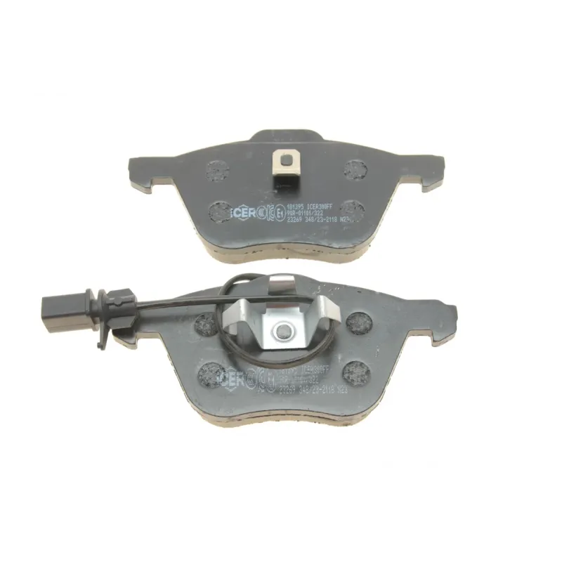 Колодки гальмівні передні ICER 181395 для Ford Galaxy, Seat Alhambra, VW Sharan/T4