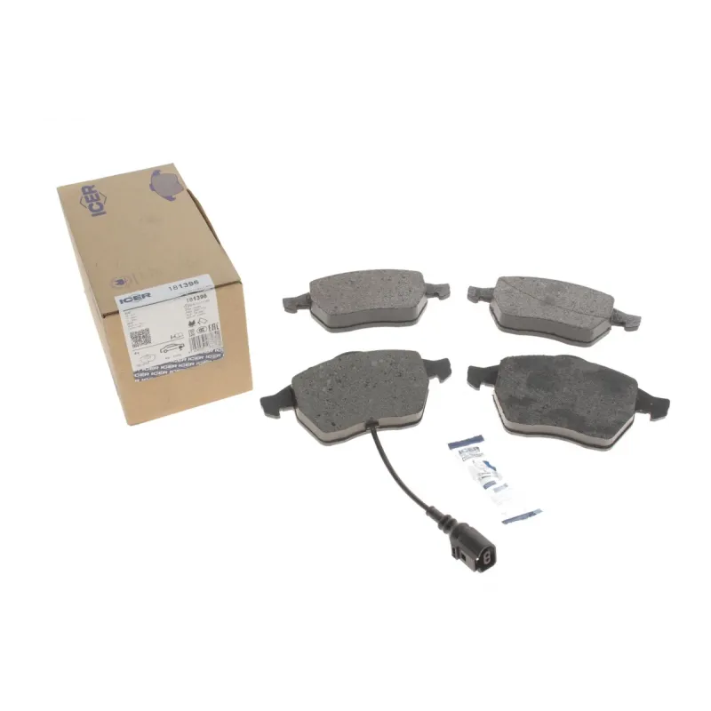 Колодки гальмівні (передні) Audi A3/TT/Seat Leon/Skoda Octavia/VW Golf 96-10/Polo 05-09 (+датчик)