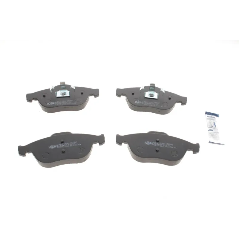 Колодки гальмівні передні ICER 181432 для Renault Laguna II 2001-2007, Scenic I 2000-2003 (155.2x68.2x18.2 мм)