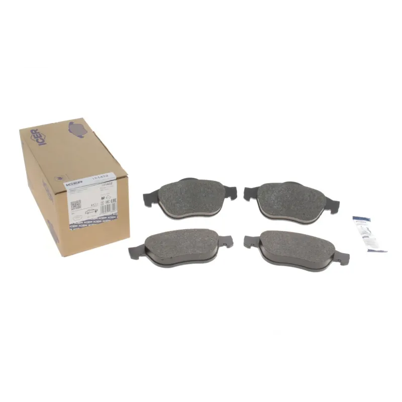 Колодки гальмівні передні ICER 181432 для Renault Laguna II 2001-2007, Scenic I 2000-2003 (155.2x68.2x18.2 мм)