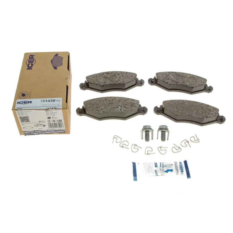 Колодки гальмівні (передні) Peugeot 206 98-/Peugeot 206+ 09-13/Peugeot 306 93-01