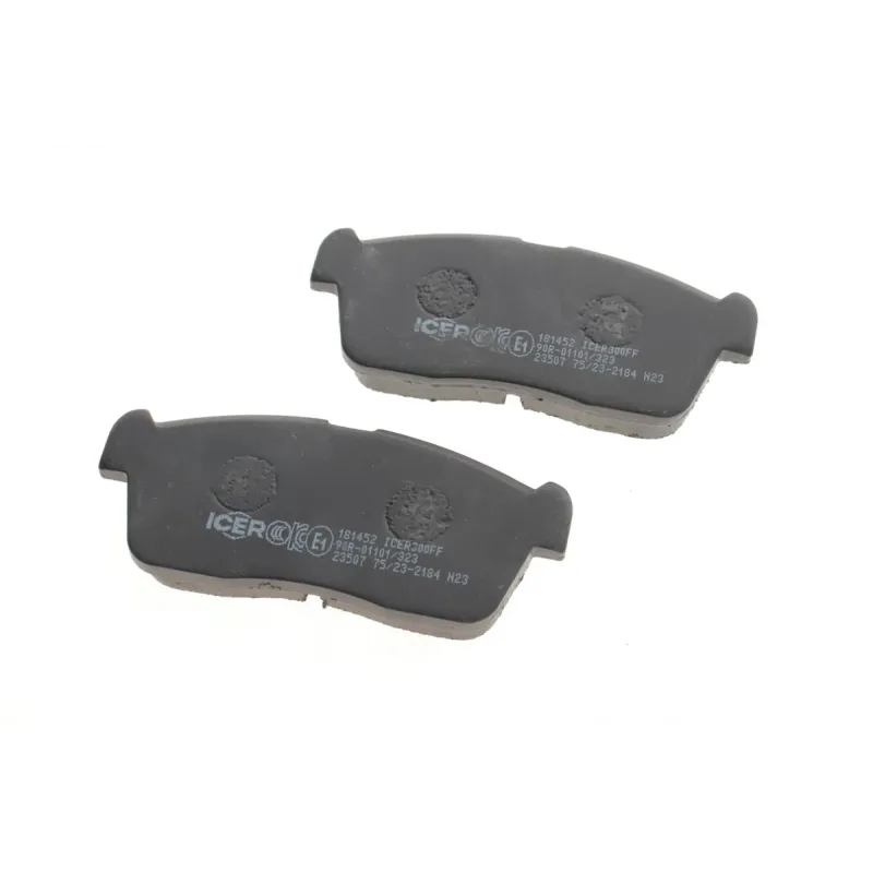 Колодки гальмівні передні ICER 181452 для Chevrolet Cruze, Subaru Justy, Suzuki Ignis, Nissan Pixo