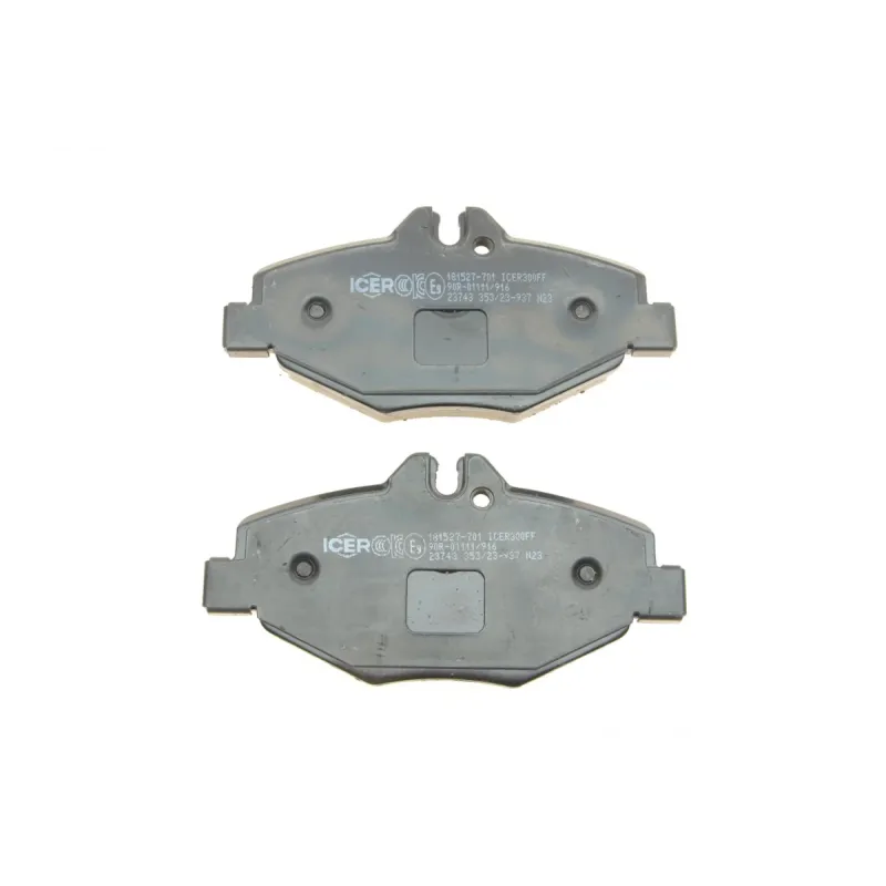 Колодки гальмівні передні ICER 181527-701 для Mercedes-Benz E-Class W211/S211 2002-2009, 136.7x68x20.1 мм