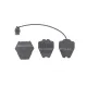 Колодки гальмівні (передні) Audi A4 97-01/A6 97-05/VW Passat B5 00-05/Phaeton 02-08 (+датчики)