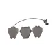 Колодки гальмівні (передні) Audi A4 97-01/A6 97-05/VW Passat B5 00-05/Phaeton 02-08 (+датчики)