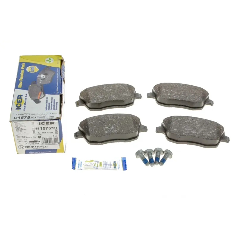 Колодки гальмівні (передні) Seat Cordoba/Ibiza IV/VW Polo/Skoda Fabia 99-15/Roomster 06-15